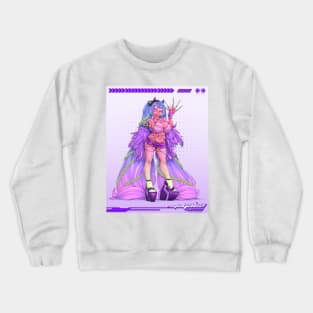 CYBER ☆ GAL 0018!! Crewneck Sweatshirt